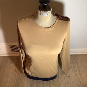 Lauren Ralph Lauren Tan Long Sleeve Tee
